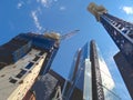 Construction in the City of London. Royalty Free Stock Photo
