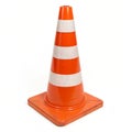 Construction cone isolated on white background Royalty Free Stock Photo