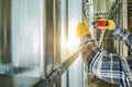 Construction Contractor Worker Building Metal House Frame