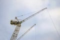 Construction crane Royalty Free Stock Photo