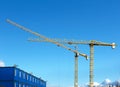 Construction crane. Construction site Royalty Free Stock Photo