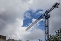 Construction crane sky