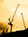 Construction crane Royalty Free Stock Photo