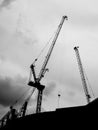 Construction crane Royalty Free Stock Photo