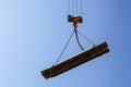 Crane on construction site Royalty Free Stock Photo