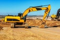 Construction crawler equipment excavator Royalty Free Stock Photo