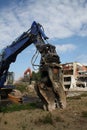 Construction demolition Royalty Free Stock Photo