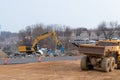 Construction demolition waste site Royalty Free Stock Photo