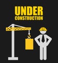 Construction design Royalty Free Stock Photo