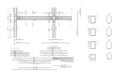 Construction drawing, concrete armature Royalty Free Stock Photo
