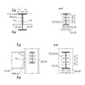 Construction drawing, steel girder connection