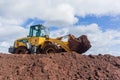 Construction Earthworks Loader Machine Royalty Free Stock Photo