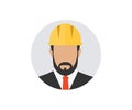 Construction engineer, Construction Worker, Employee, Labour. Architect vector design and illustration.