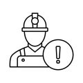 Construction error Vector Icon which can easily modify or edit