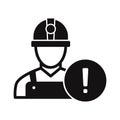 Construction error Vector Icon which can easily modify or edit