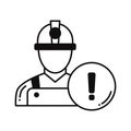 Construction error Vector Icon which can easily modify or edit