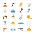 Construction Flat Icons color