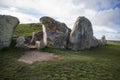 West kennet long barrow in Avebury stone circle