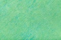 Construction of green turquoise background with light blue spots of felt fabric, closeup. Texture of woolen matt textile. Cloth Royalty Free Stock Photo