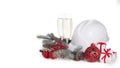 Construction hard hat and Christmas Royalty Free Stock Photo