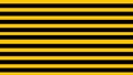 Horizontal Construction Hazard Warning Stripes Black and Yellow