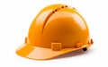 Construction Head Protection on White Background Royalty Free Stock Photo