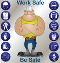 Construction health & Safety Royalty Free Stock Photo