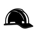 Construction helmet icon in flat style. Construction hard hat icon Royalty Free Stock Photo