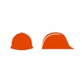 Construction Helmet Icon. Hard Hat Icon. Helmet Builder Icon. Construction. Vector illustration isolated on white background Royalty Free Stock Photo