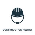Construction Helmet icon from industrial collection. Simple line Construction Helmet icon for templates, web design and