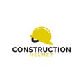 Construction helmet logo icon element template illustration