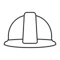 construction helmet protection icon Royalty Free Stock Photo