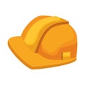 Construction helmet protection icon Royalty Free Stock Photo