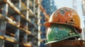 The construction helmets. AI generated Royalty Free Stock Photo