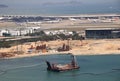 Construction at Hong Kong airport