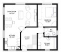 Construction house drawing plan background