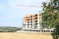 Construction of house with flats Royalty Free Stock Photo