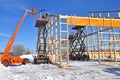 Construction of a huge warehouse