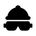 Construction vector glyph flat  icon Royalty Free Stock Photo