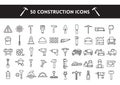 construction icons. Vector illustration decorative design