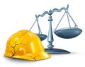 Construction Injury Law Royalty Free Stock Photo