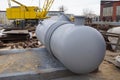 Construction and installation of a new reservoir and vessel with a diameter of 1000 mm for filling with gasoline and petroleum pro