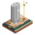 Construction Isometric Composition