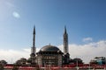 Construction of istanbul taksim square mosque.