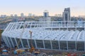 Construction of Kyiv's stadium football UEFA