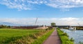 Construction of LGV Est near Strasbourg, France Royalty Free Stock Photo