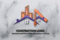 Construction Logo real estate home logo Royalty Free Stock Photo