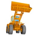 Construction machine vector Royalty Free Stock Photo