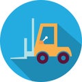 construction machine. Vector illustration decorative design Royalty Free Stock Photo