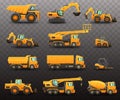 Construction machinery set